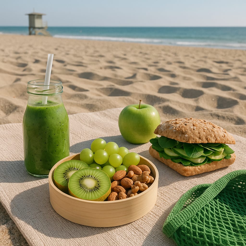 In spiaggia con una merenda gustosa, nutriente, sostenibile e amica del Pianeta!