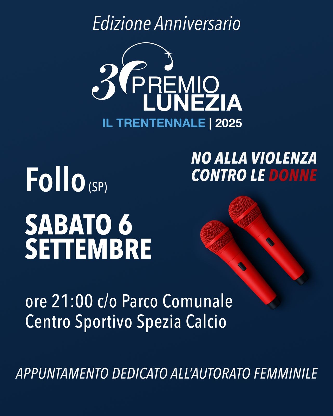 Il Premio Lunezia, fa tappa a Follo.